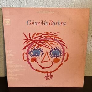 Barbra Streisand Color Me Barbra Columbia 12" Vinyl LP CS 9278